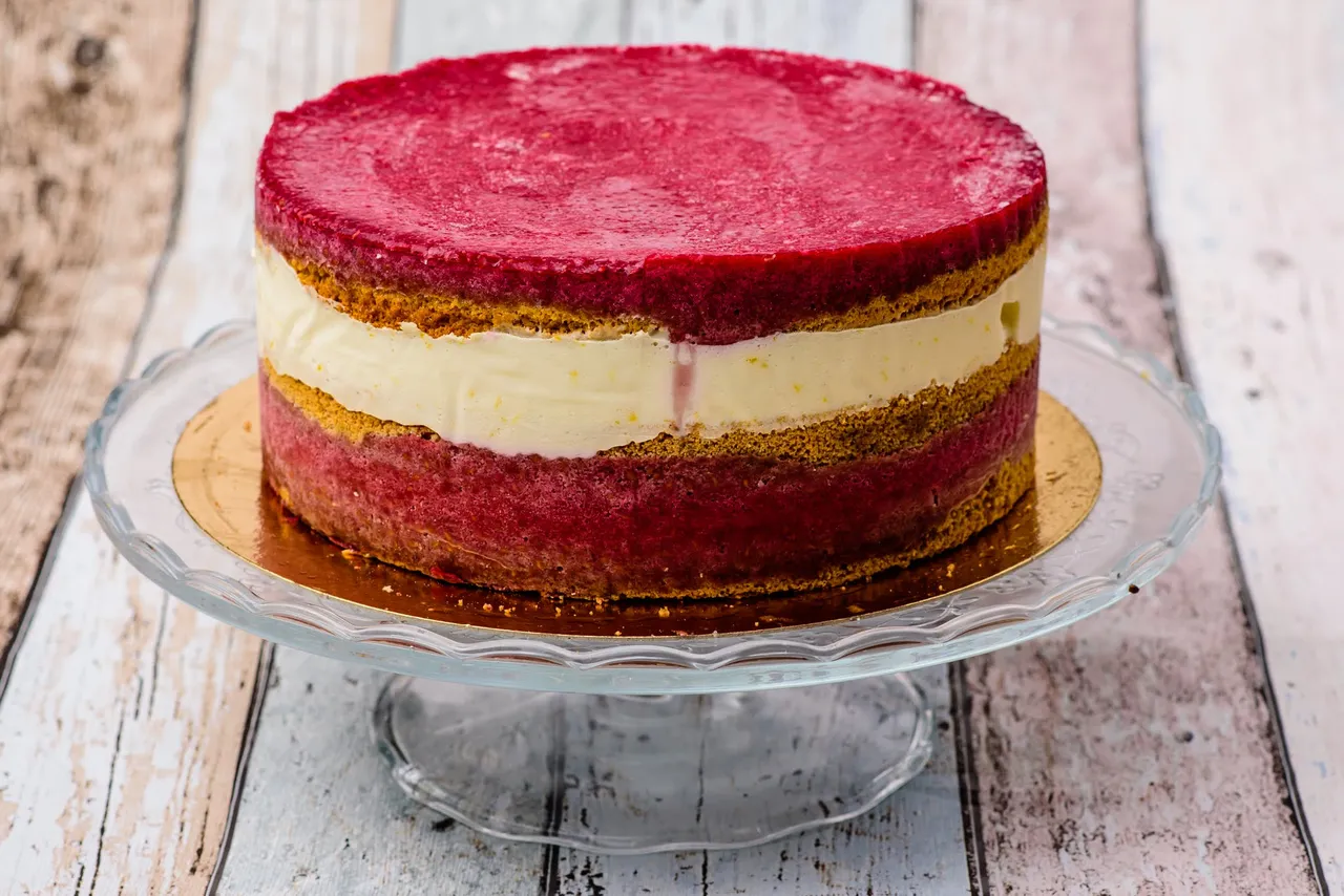 Paleo citromos málnás torta