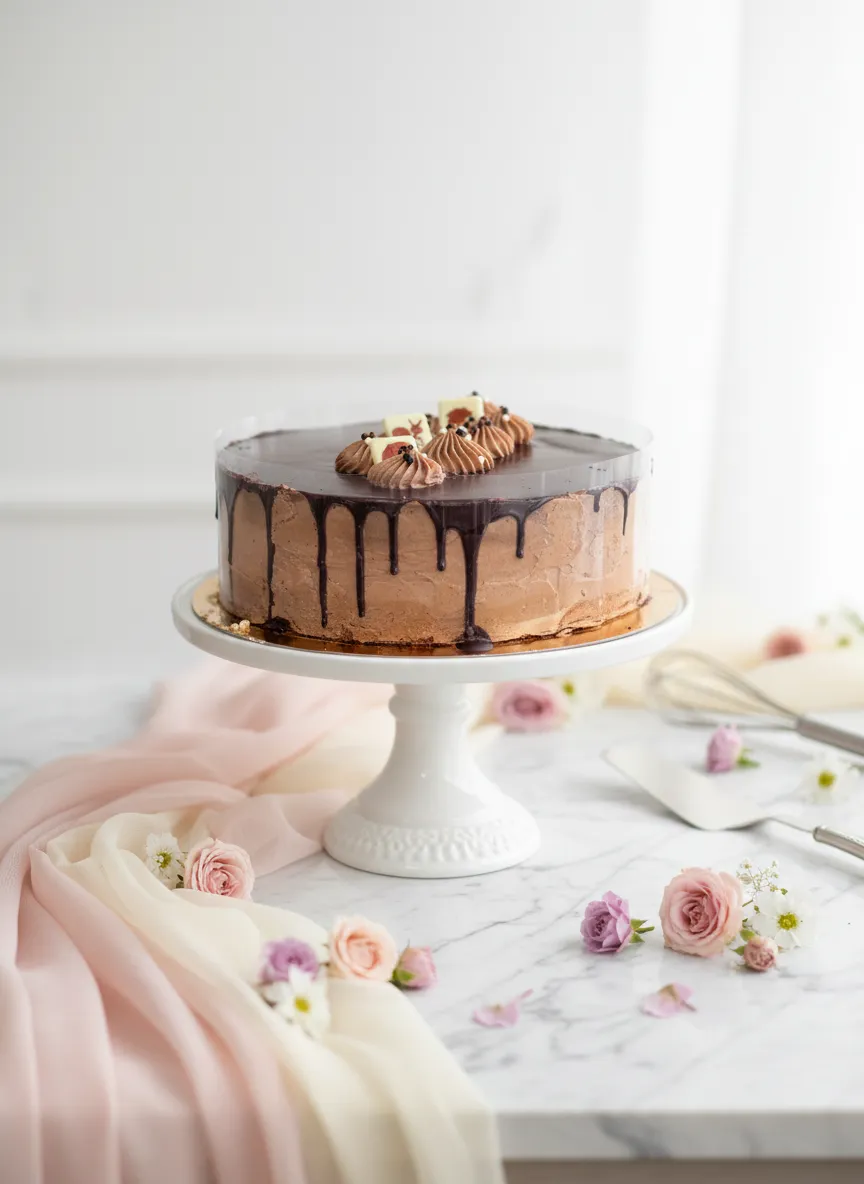 Gesztenye csoki torta