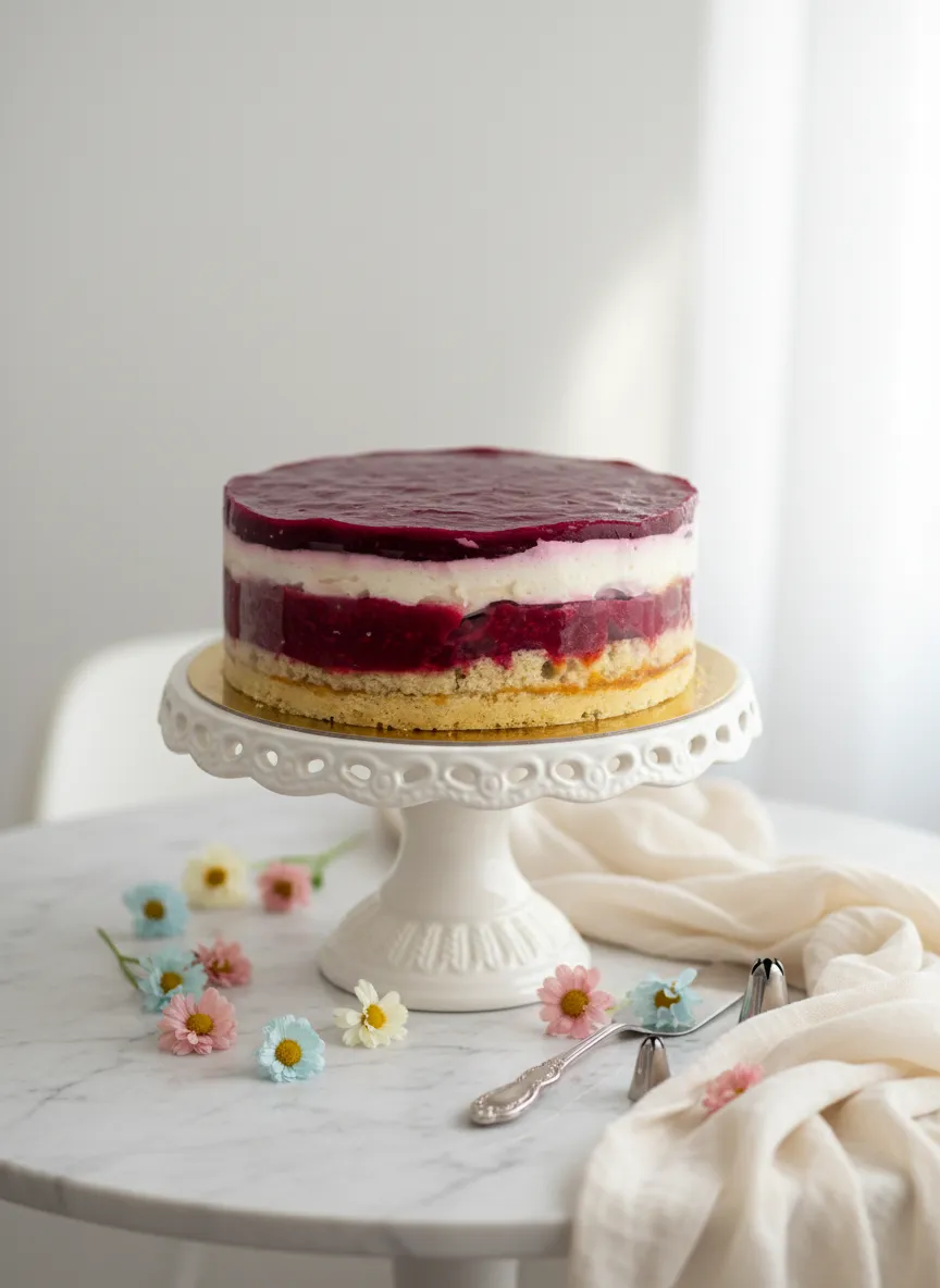 Gyümölcsös-joghurt torta