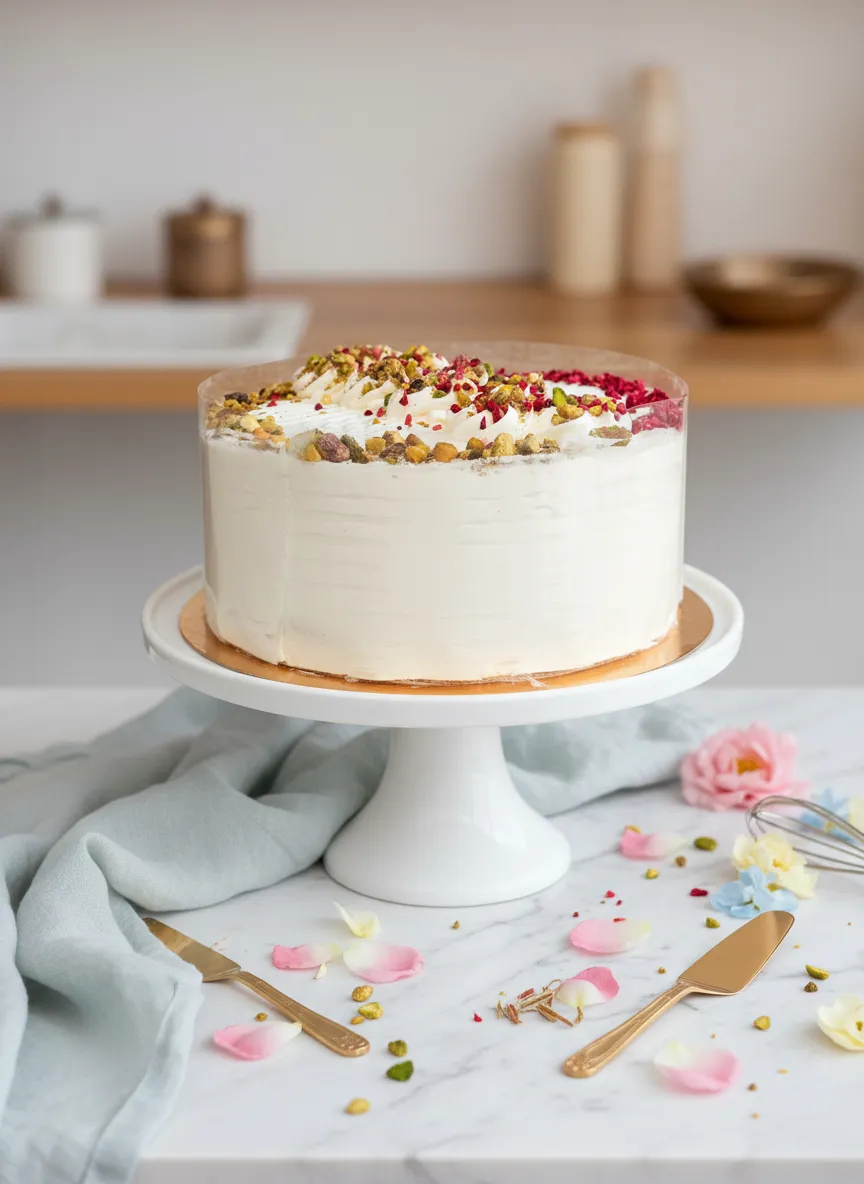 Pisztácia tiramisu torta